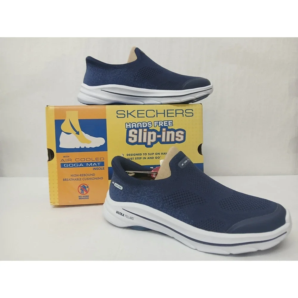 Skechers Hands Free Slip-ins GO WALK Arch Fit Nova Navy‎ Blue Shoes 8.5 Women